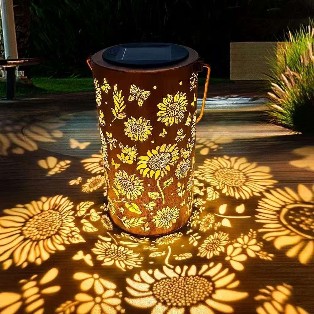 Outdoor Lighting Lanterns - Sunflower Light and Shadow Light Waterproof