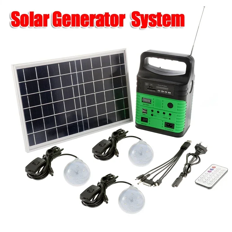 Outdoor Lighting Transformer - Portable Camping Solar Power Generator System