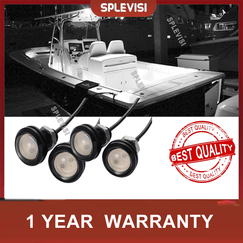 Outdoor Lighting Brands - 4PCS LED Boat Light Waterproof Outrigger