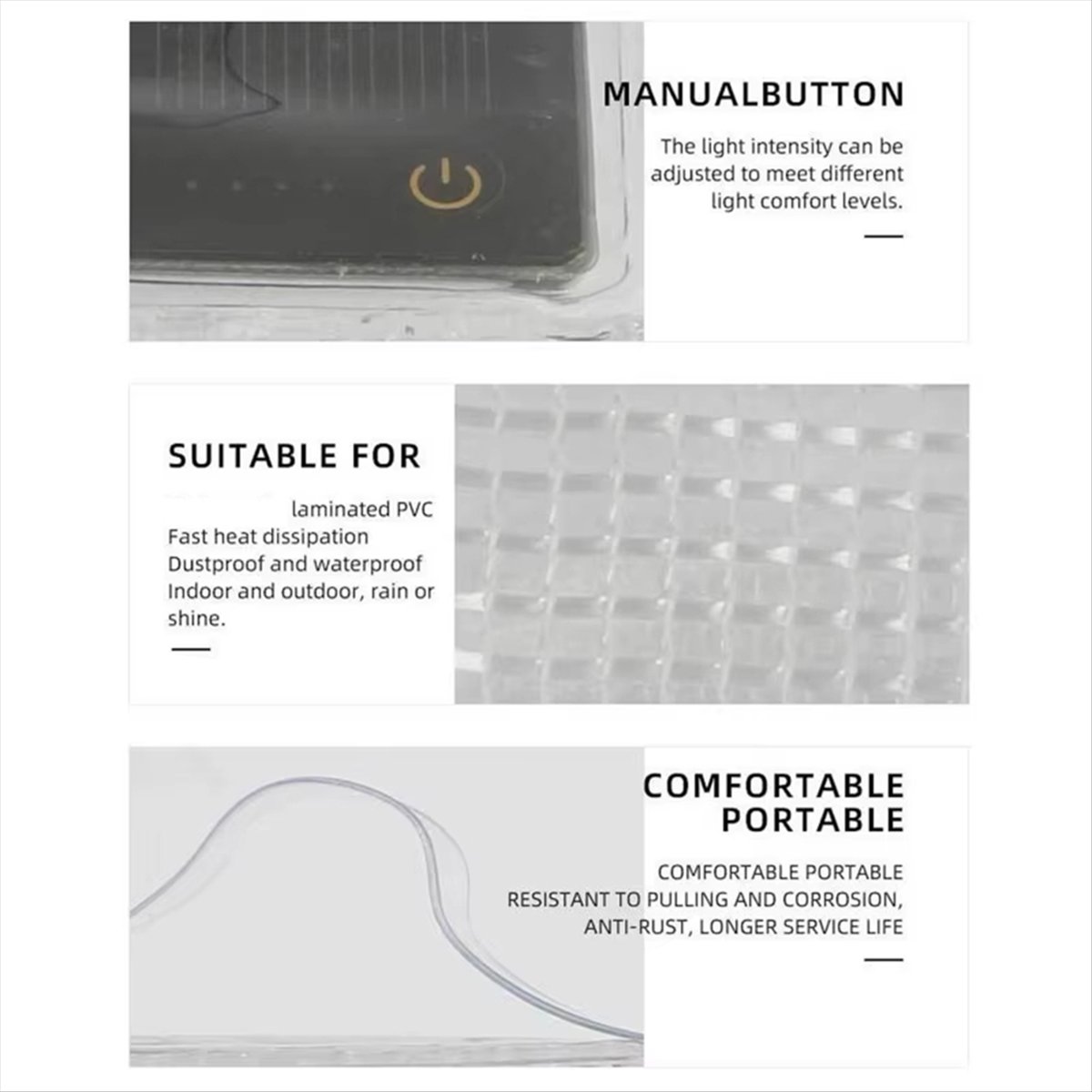 Outdoor Lighting On Sale - （ON SALE）Solar Powered Inflatable LED Camping