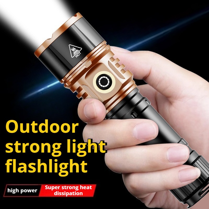 Outdoor Lighting Lanterns - Strong Light High Power LED Flashlight