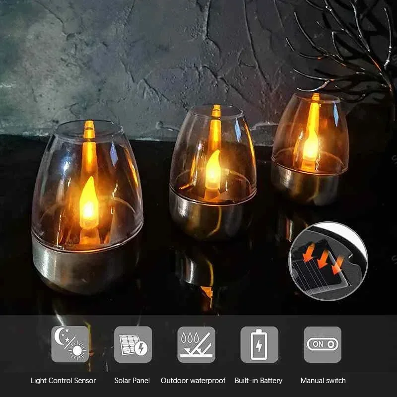 LED Solar Candles Light Flamel - Outdoor Lighting For Gazebo review and price