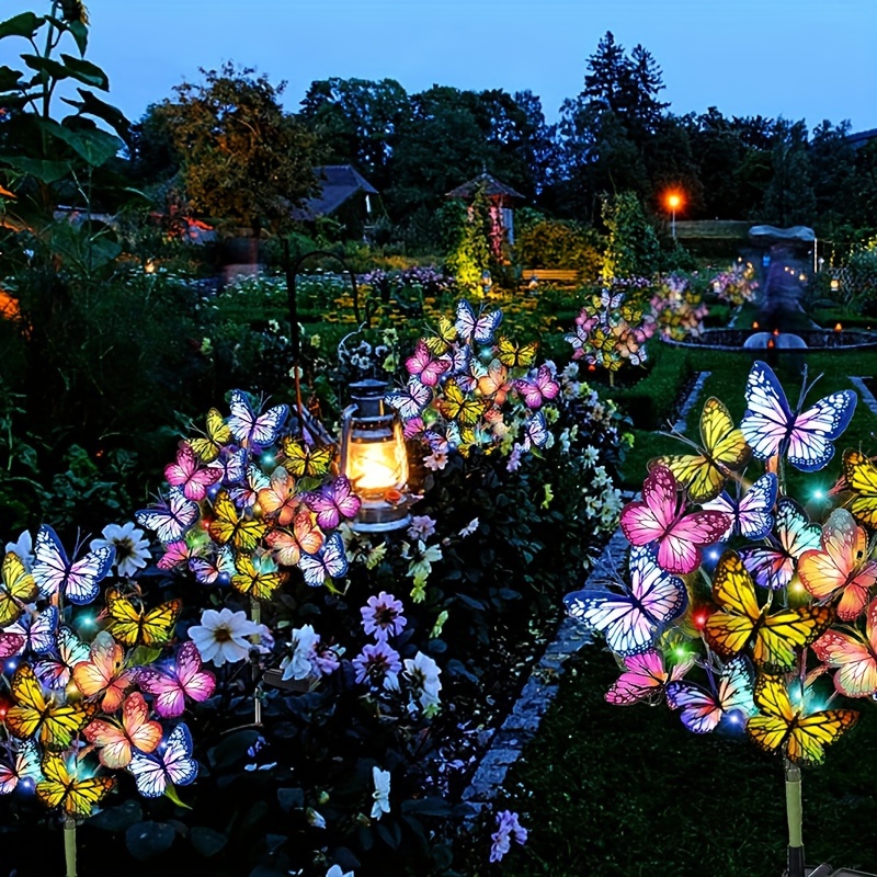 Solar LED Butterfly Garden Lig - Outdoor Lighting For Gazebo review and price