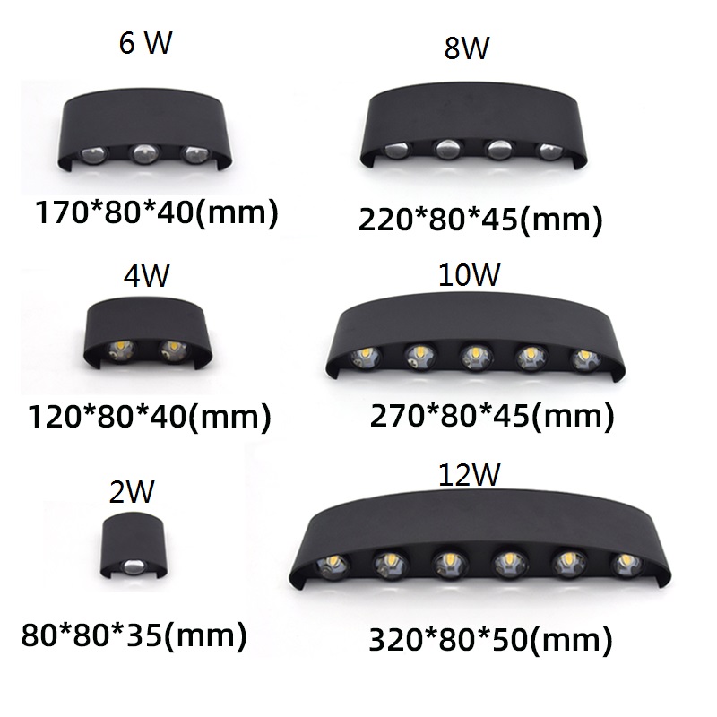 2W 4W 6W 8W 10W 12W LED Wall L - Outdoor Lighting Lux review and price