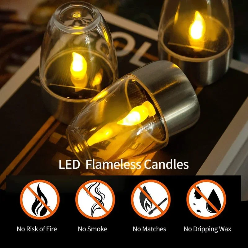 Solar Powered Flameless Candle - Outdoor Lighting For Gazebo review and price