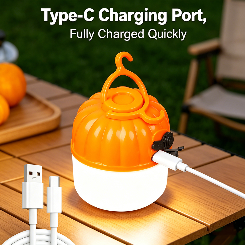 Mini Portable LED Pumpkin Bulb - Outdoor Lighting Types review and price