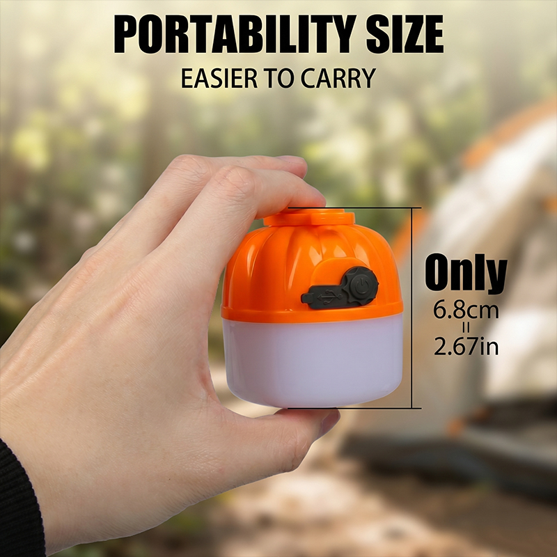 Mini Portable LED Pumpkin Bulb - Outdoor Lighting Types review and price