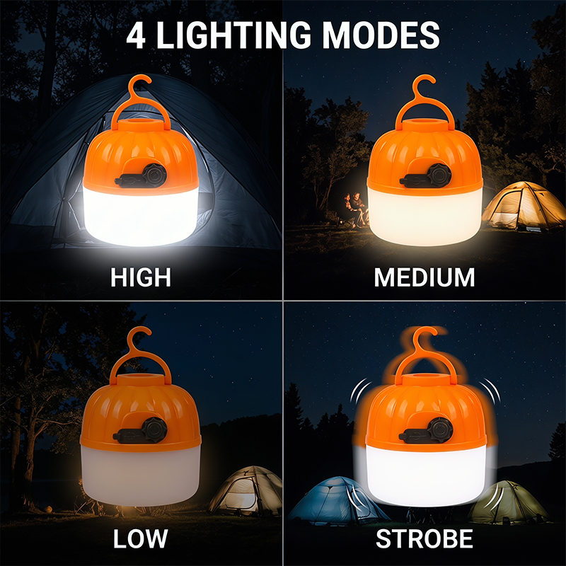 Mini Portable LED Pumpkin Bulb - Outdoor Lighting Types review and price