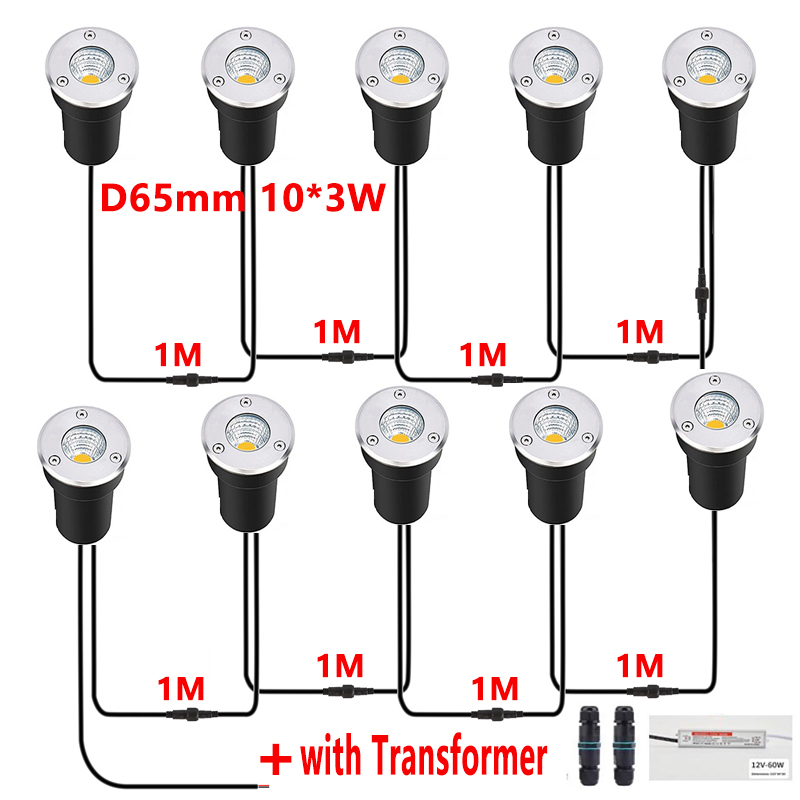 12V LED In-ground Light IP67 W - Outdoor Lighting Underground Wiring review and price