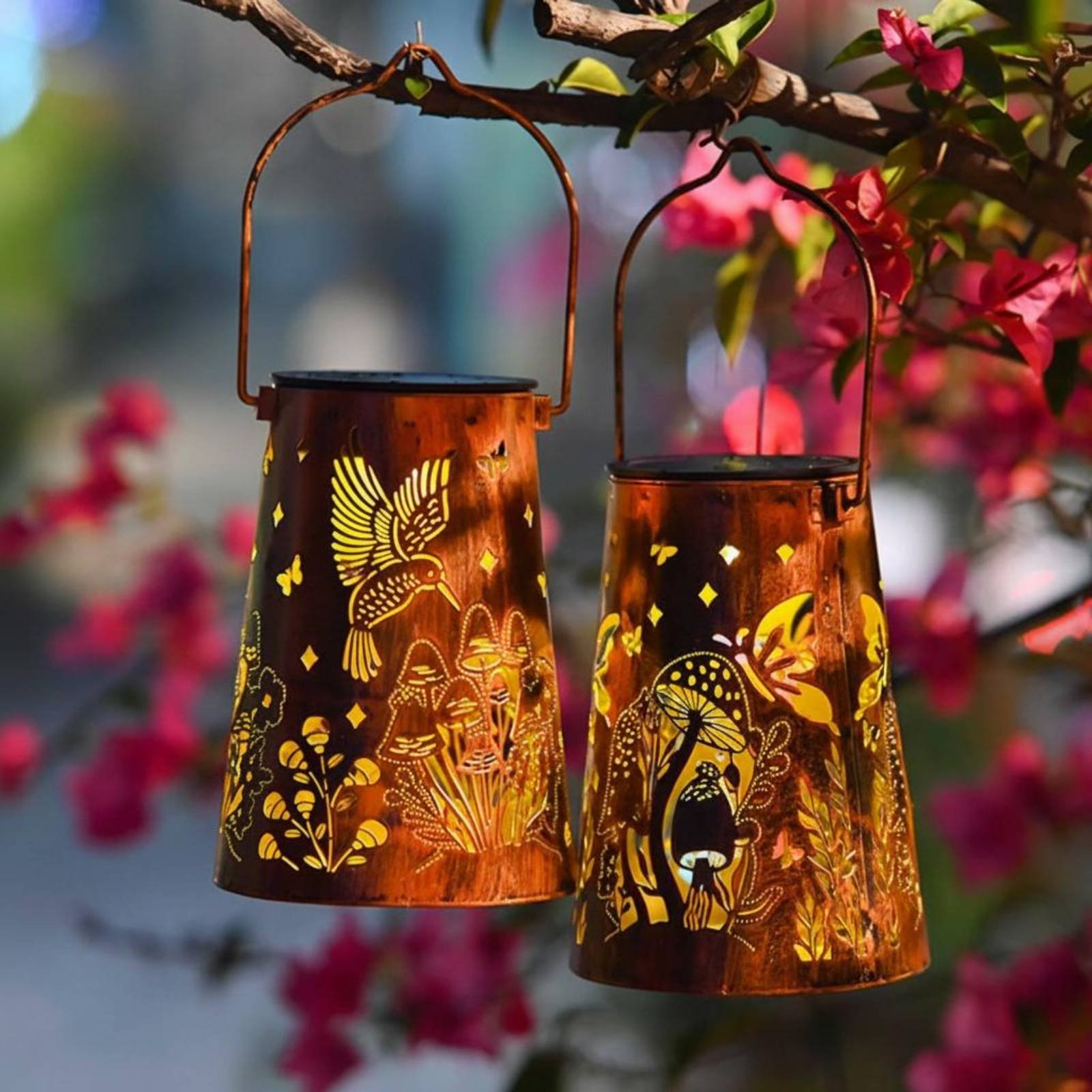 Floral Garden Lantern Pattern  - Outdoor Lighting Design review and price
