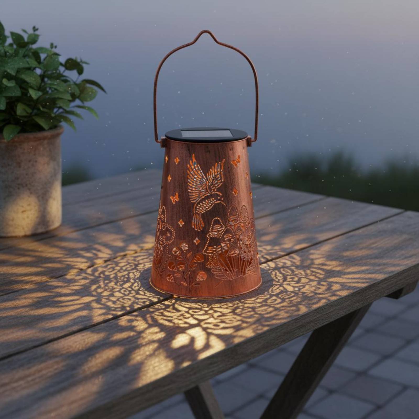 Floral Garden Lantern Pattern  - Outdoor Lighting Design review and price