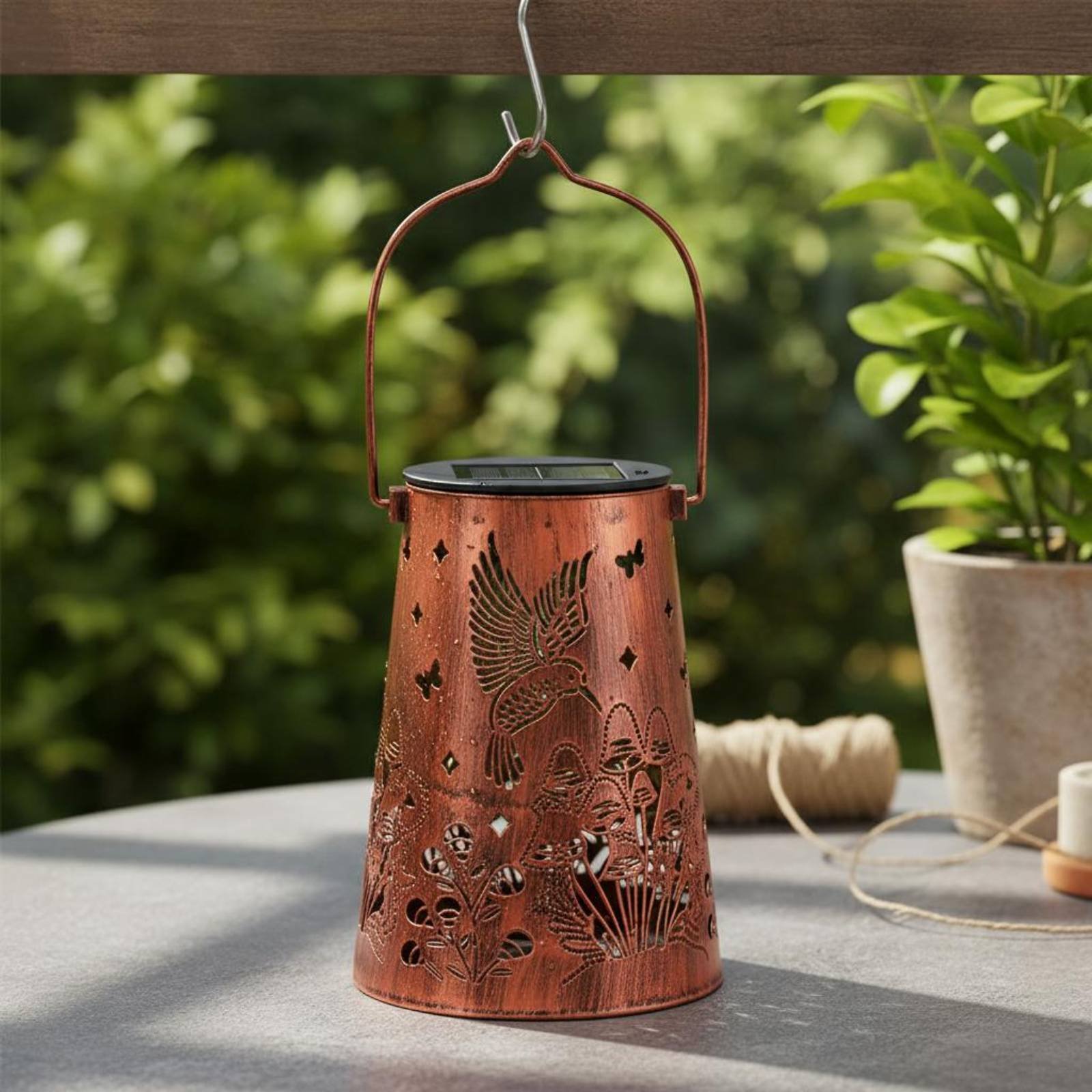 Floral Garden Lantern Pattern  - Outdoor Lighting Design review and price