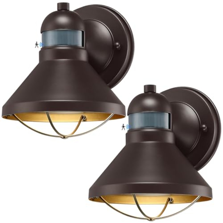2 Pack Motion Sensor Outdoor L - Outdoor Lighting Lanterns review and price