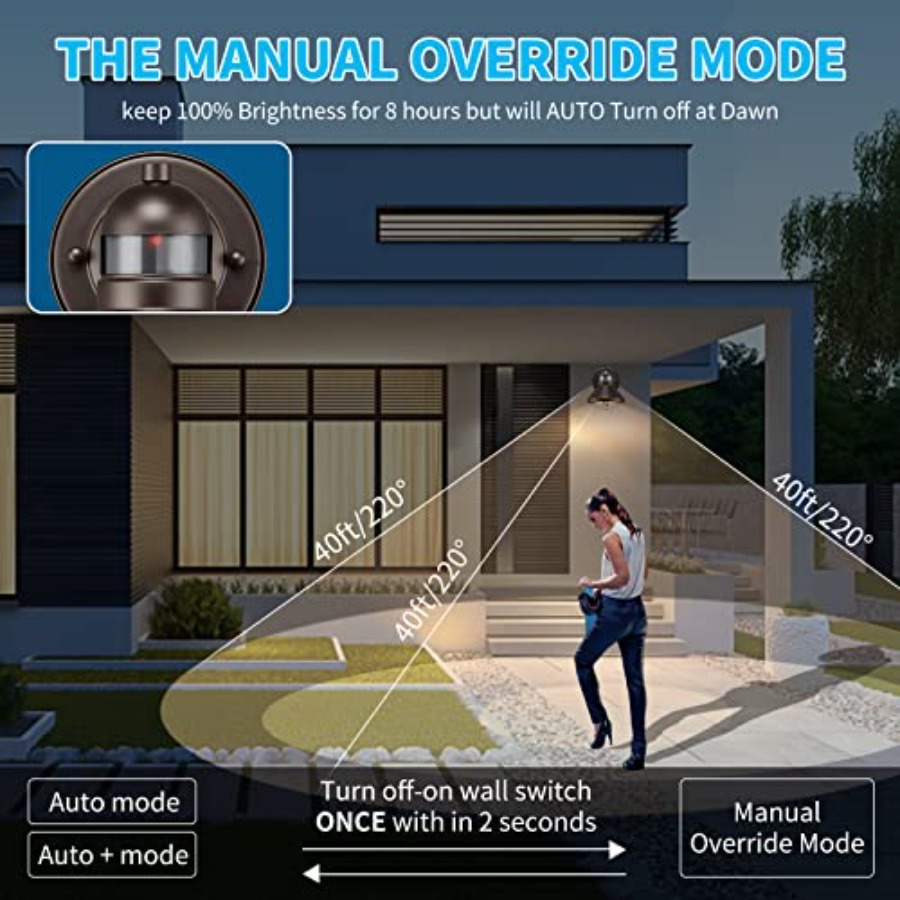 2 Pack Motion Sensor Outdoor L - Outdoor Lighting Lanterns review and price
