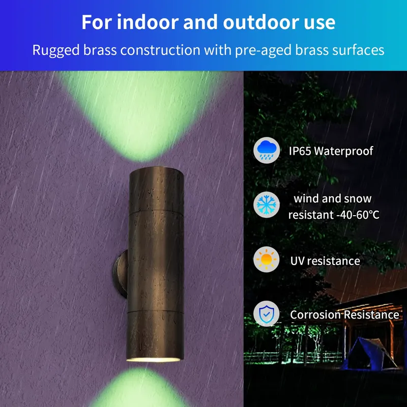 Durable Brass Outdoor LED Wall - Outdoor Lighting Design review and price