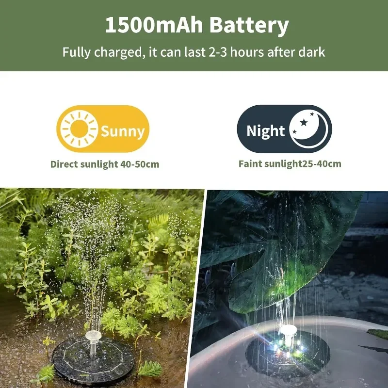 Fountain Light 7 Colors LED Li - Outdoor Lighting For Gazebo review and price