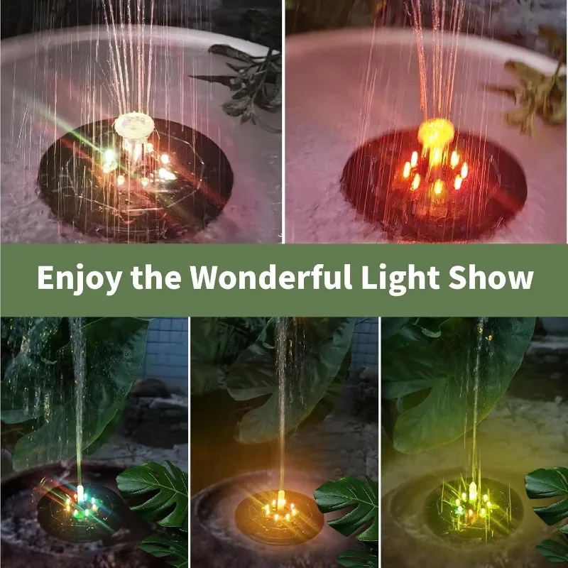 Fountain Light 7 Colors LED Li - Outdoor Lighting For Gazebo review and price