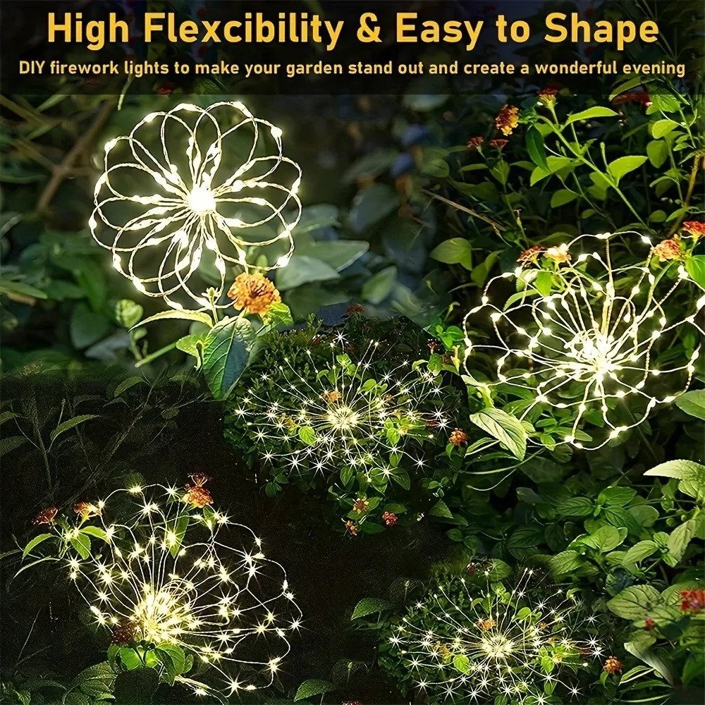 Solar LED Firework Fairy Light - Outdoor Lighting For Gazebo review and price