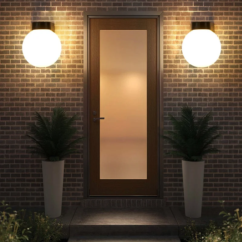 Spherical Outdoor Wall Lamp IP - Outdoor Lighting Lux review and price
