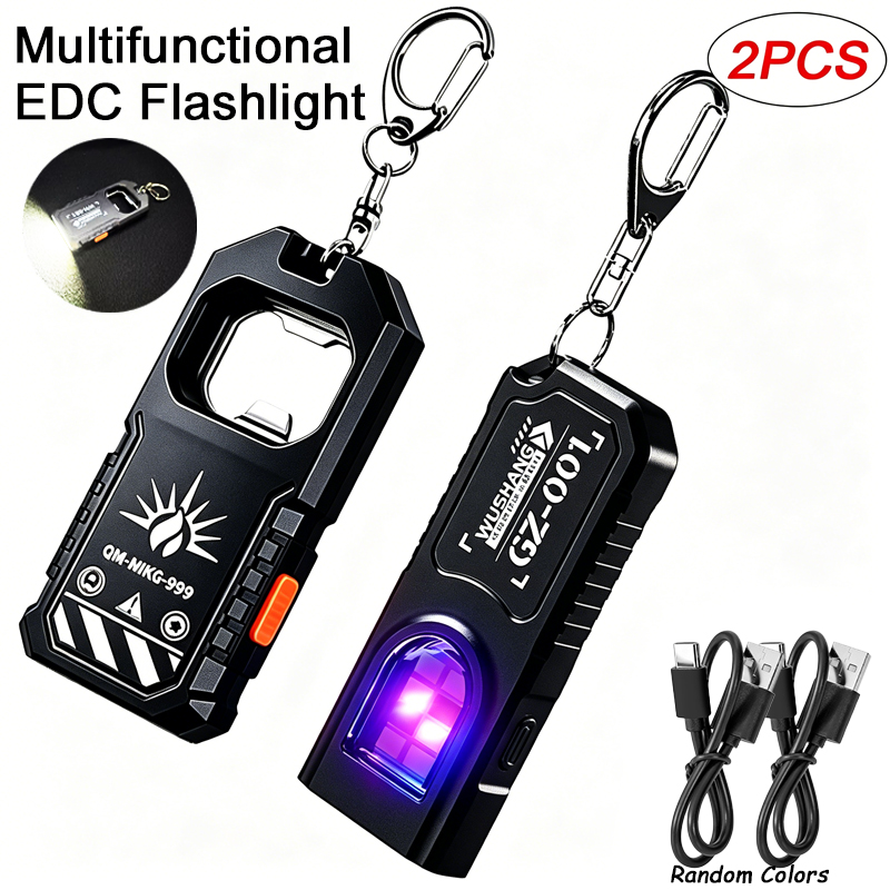 2Pcs Portable LED COB Keychain - Outdoor Lighting Lanterns review and price