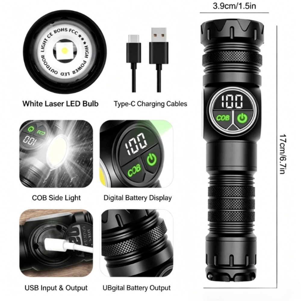 White Light LED Flashlight Typ - Outdoor Lighting Types review and price