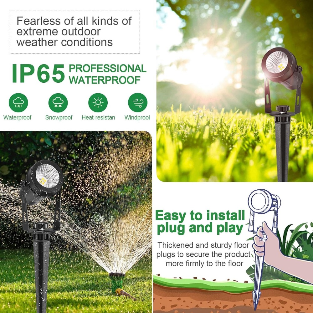 8-Pack Outdoor Spot Lights wit - Outdoor Lighting Transformer review and price