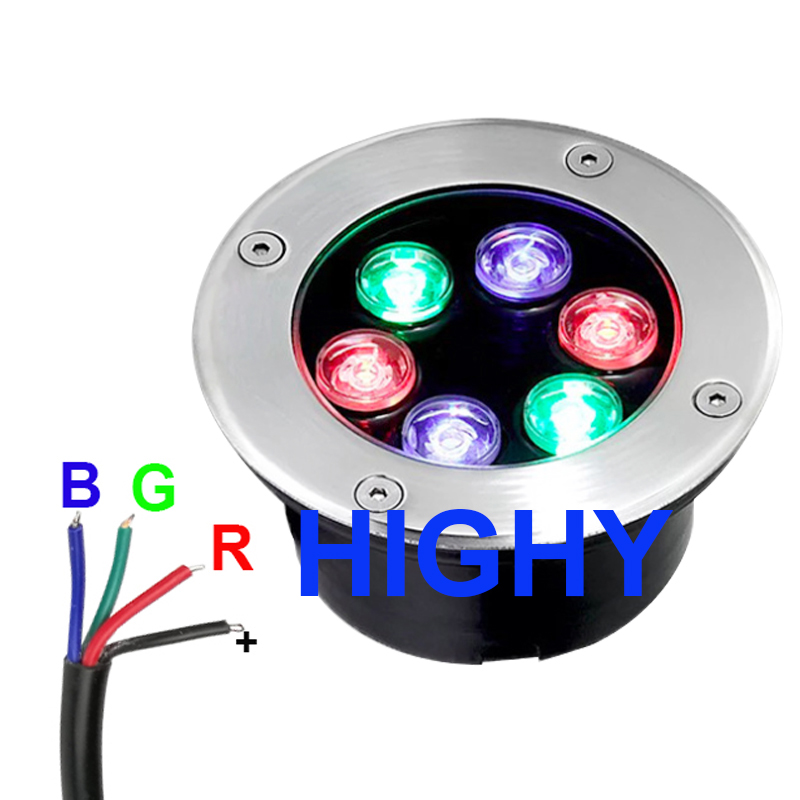 4-wire RGB LED Underground Lig - Outdoor Lighting Underground Wiring review and price