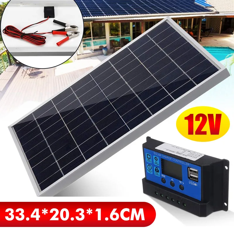 50W Solar Panel Kit Mono Cryst - Outdoor Lighting Transformer review and price