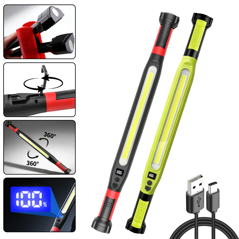 COB Work Light Type‑C Recharge - Outdoor Lighting Types review and price