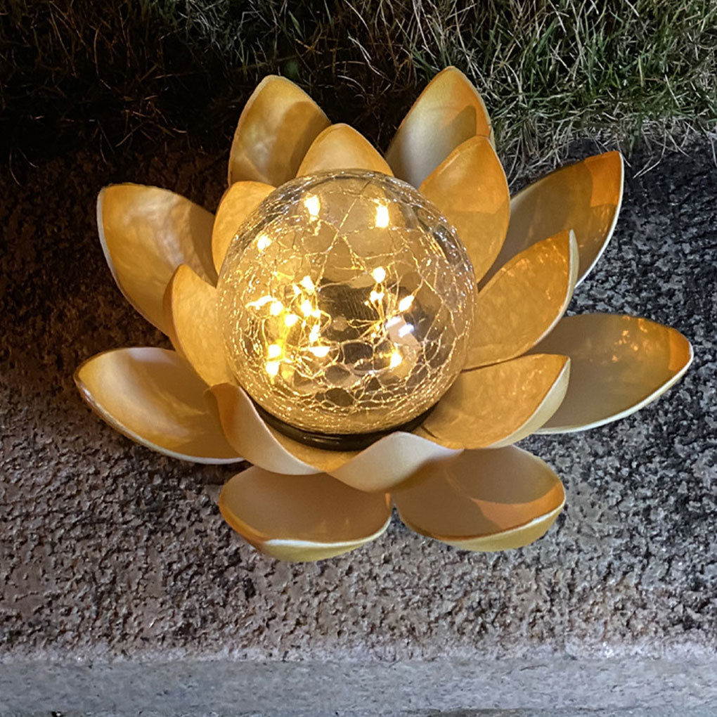 Lotus Shaped Garden Solar Ligh - Outdoor Lighting For Christmas review and price