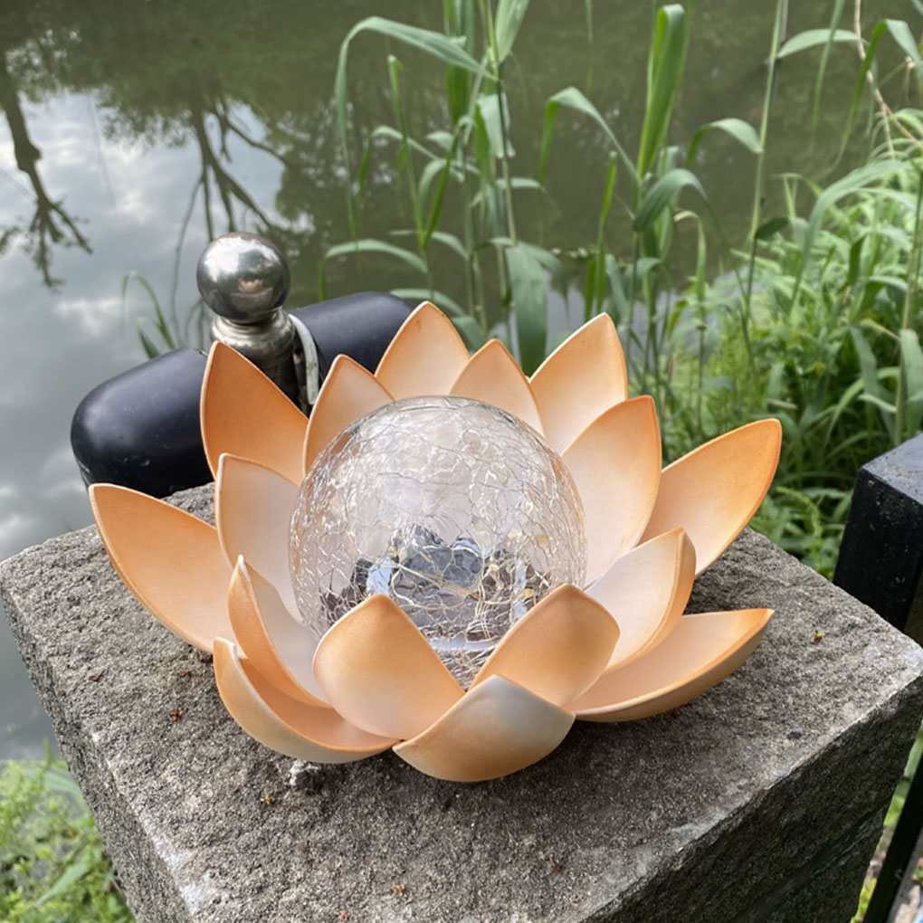Lotus Shaped Garden Solar Ligh - Outdoor Lighting For Christmas review and price