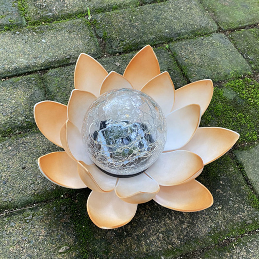 Lotus Shaped Garden Solar Ligh - Outdoor Lighting For Christmas review and price