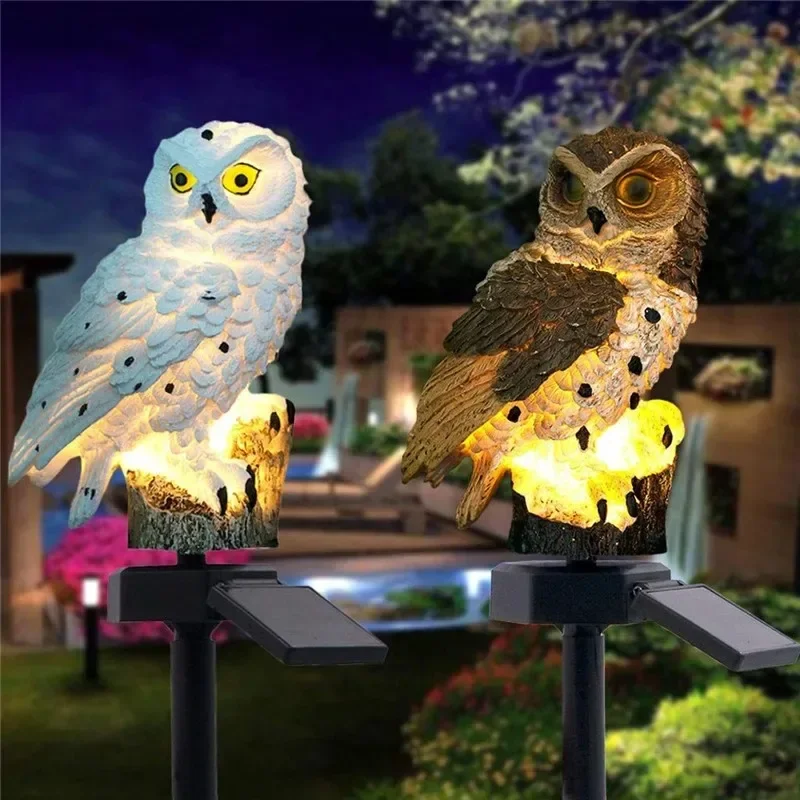 Solar Owl Statue Garden Light  - Outdoor Lighting For Gazebo review and price