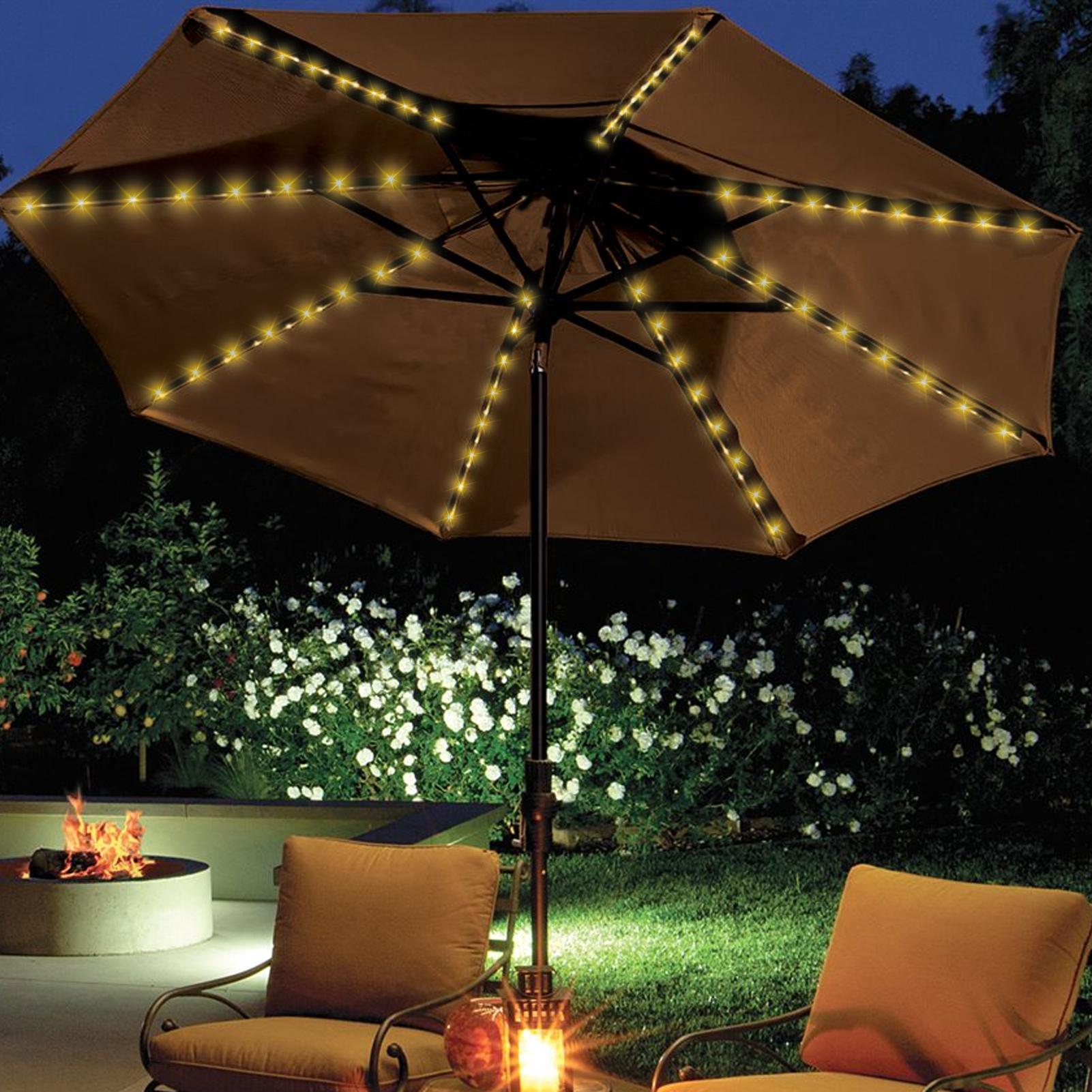 Solar Umbrella String Light 10 - Outdoor Lighting For Gazebo review and price