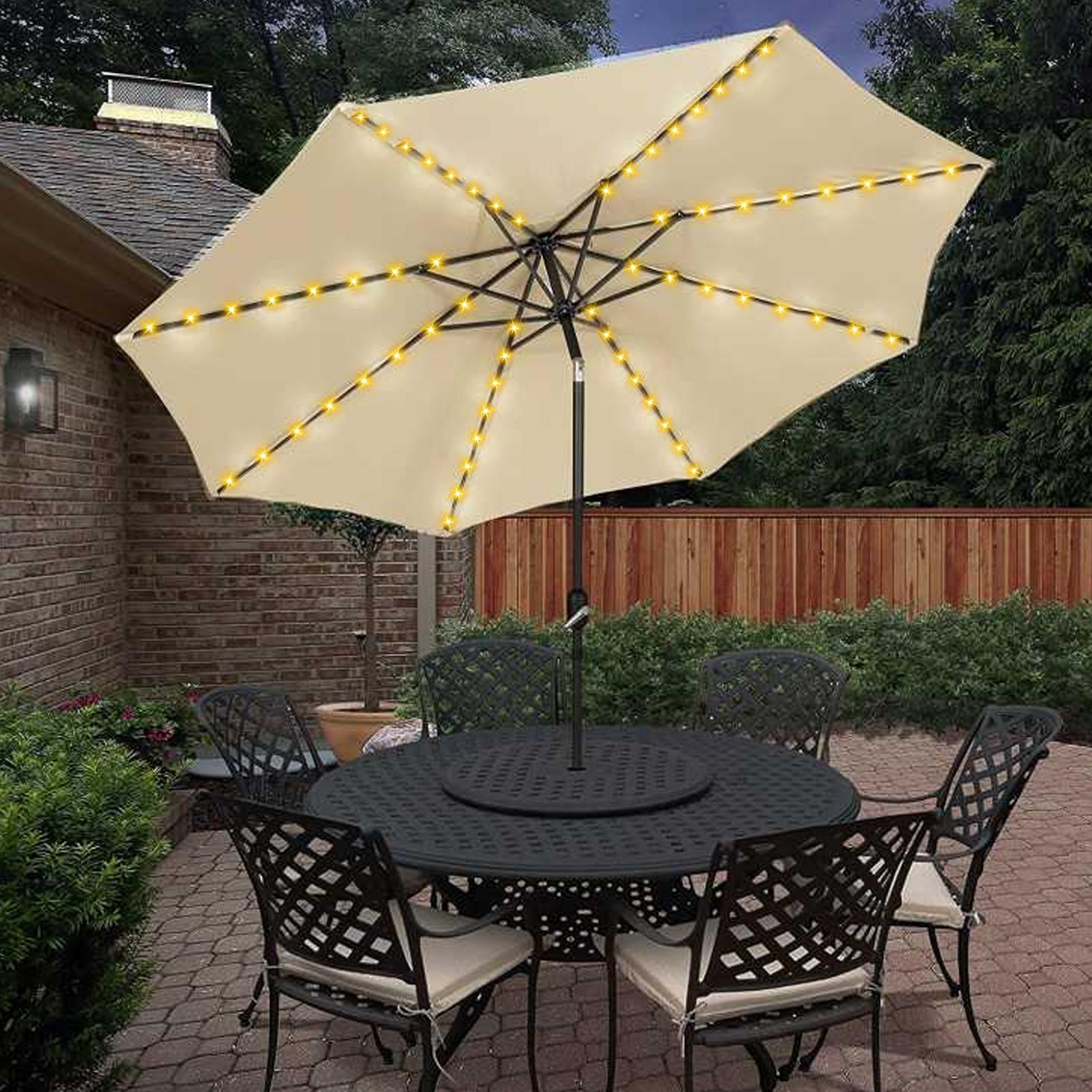 Solar Umbrella String Light 10 - Outdoor Lighting For Gazebo review and price