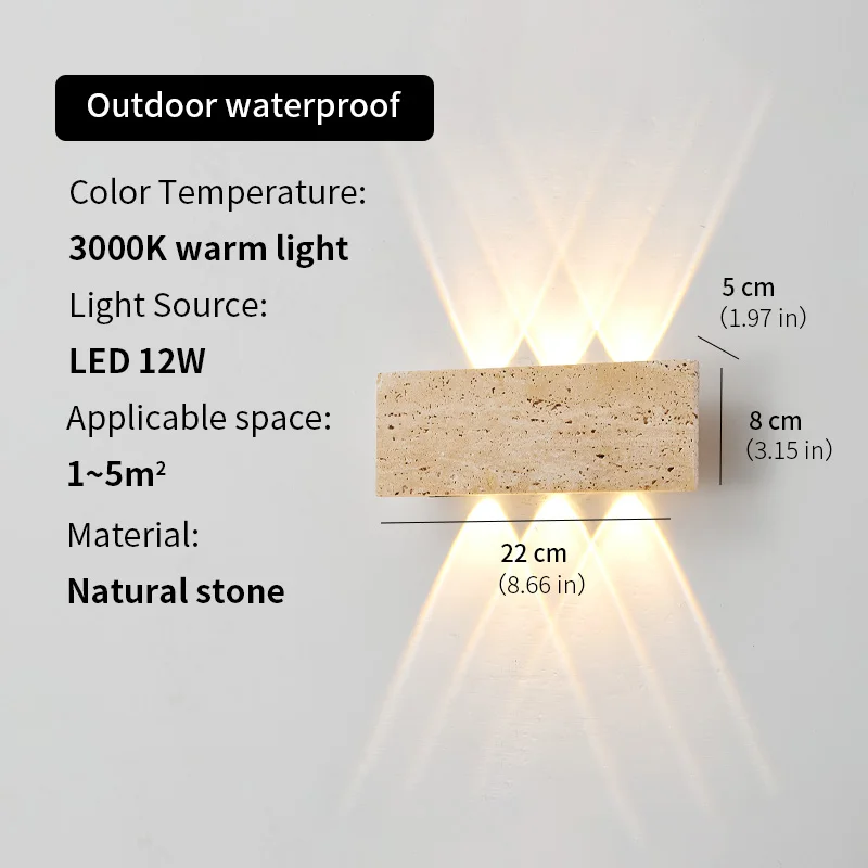 Wabi-sabi LED Wall Lamp Garden - Outdoor Lighting Lux review and price