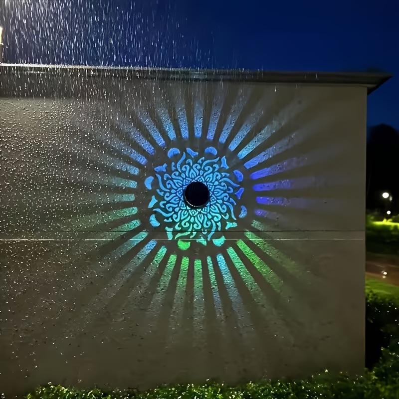 Solar LED Wall Light Mandala P - Outdoor Lighting For Gazebo review and price