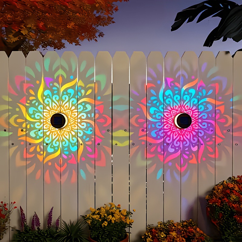 Solar LED Wall Light Mandala P - Outdoor Lighting For Gazebo review and price