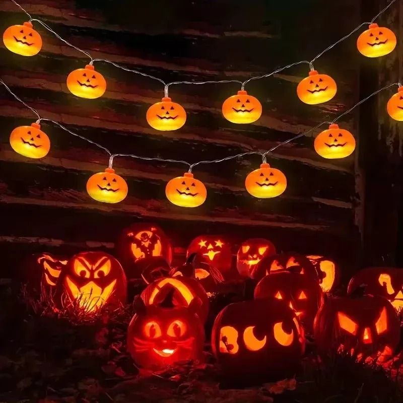 Pumpkin Halloween String Light - Outdoor Lighting Lanterns review and price