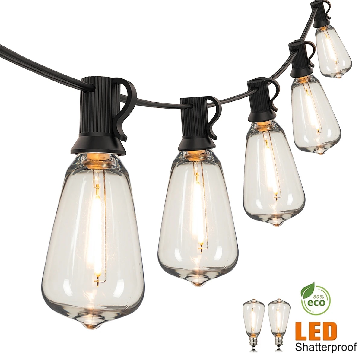 110V US Plug ST38 String Light - Outdoor Lighting For Gazebo review and price